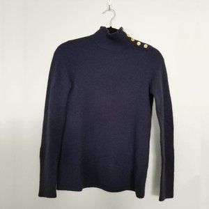 Navy Bloomingdale's Cashmere Sweater, sz XS